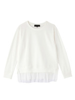 [L]ハイゲージ裏毛プルオーバー/ネイビー系(093)