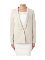 [S]裏毛ジャージショールカラージャケット/グレー系(912)