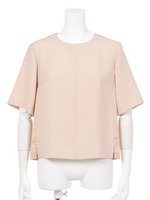 [Salon de Balcony]Wクロスブラウス/BLU