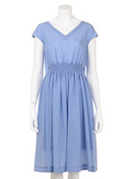 [Salon de Balcony]コットンキュプラワンピース/BLK