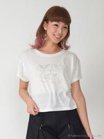 kitz pinupsコラボTシャツ/ホワイト