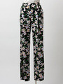 tropical　print　ロングパンツ/ホワイト