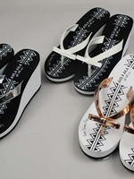 【AULA AILA by the sea】リボンビーチサンダル/ローズ