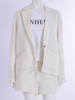 【BIJ】 リネンシングルJK/ベージュ