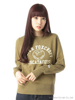 【CHW】E010　クルーネックスウェット/ネイビー