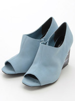 【FEMININE】プレーンブーティ/アイスブルー