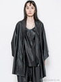 【IKUMI】FAKE LEATHER KIMONO/WHITE