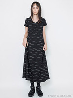 【IKUMI】IKUMI PRINT T ONE-PIECE/WHITE