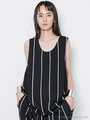 【IKUMI】STRIPE TANK TOP/WHITE