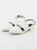 【MODE】カッティングLOWサンダル/ホワイト