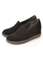 【glifeed】インヒールスエードスリッポンスニーカー/迷彩