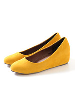 【glifeed】シンプルフラットシューズ/BKスエードストラップ