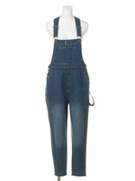 【mystic】デニムサロペット/NVY