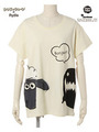 ひつじのショーン×ボンジュールコビーTシャツ/レモン