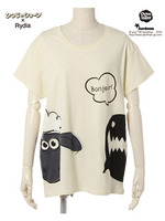 ひつじのショーン×ボンジュールコビーTシャツ/レモン