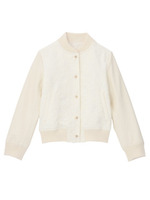 ふくれジャカードスタジャン風ジャケット/ライトベージュ(451)