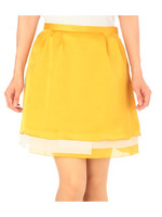 アシンメトリースカート/イエロー系(532)
