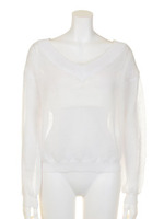 インナーSETシースルーニット/ブラック