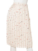 オリジナルモチーフ柄ブラウジングスカート/アイボリー