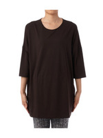 サイド配色ビックスリーブプルオーバー/ブラウン系(043)