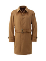 シャギーウールステンカラーコート/ベージュ系(051)