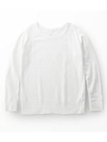 シルク混 トレーナー ウィメンズ/ブルー系(092)