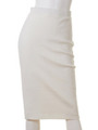 シンプルニットスカート/WHT