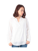 スキッパーレースシャツ/レモンイエロー(031)