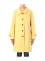 ステンカラーAラインコート/レモンイエロー(031)