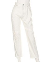 ストレートデニムパンツ/SAX