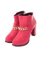 チェーンブーティ/レッド系(063)