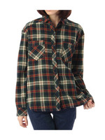 チェック柄シャツ/ネイビー(393)