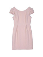 チューリップスリーブドレス/ブルー