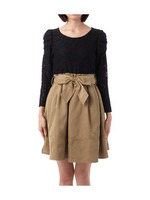 ドッキングレース×フレアワンピース/グリーン系(522)