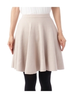 ニットサーキュラースカート/サックス(090)