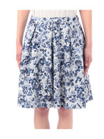 ニュアンスフラワースカート/ネイビー(193)