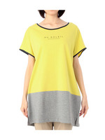 バイカラーロゴ入りプルオーバー/イエロー系(532)