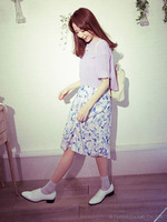 パールヘムトップス/イエロー