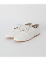 フラットレースアップシューズ/ホワイト(004)