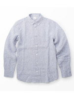 フランダースリネンシャツ/ブルー系(293)