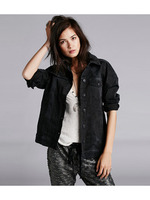 ブラックデニムジャケット/ブラック(019)