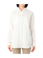 ヘリンボーン3WAYシャツ/グリーン系(321)