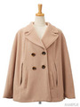 ポンチョコート/ベージュ