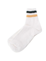 ライン入りソックス/ホワイト(001)