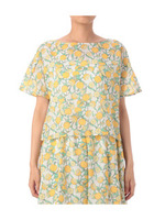 リゾートフルーツブラウス/オレンジ系(467)