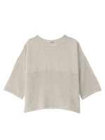 リネンコットンニット/オフホワイト(003)