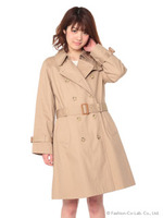 ロングトレンチコート/Navy