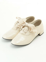 ワイドシューレースシューズ/BLK