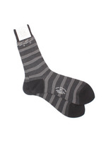 音符ボーダーソックス/パープル(983)