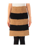 起毛ニットスカート/ベージュ系(153)